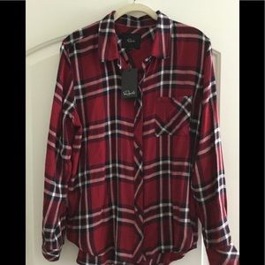 Rails red plaid shirt